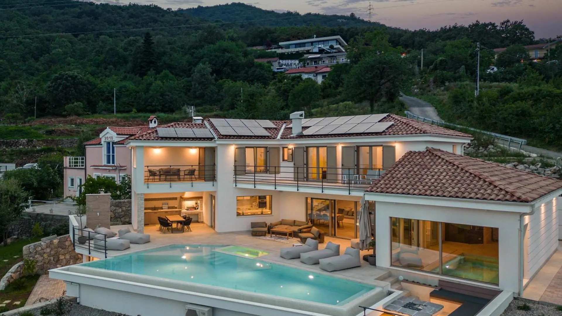 Luxury Villa Dana Indoor Pool And Sauna - Happy Rentals Icici Croatia